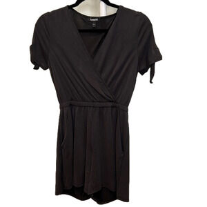 Women’s Express Dark Gray Romper